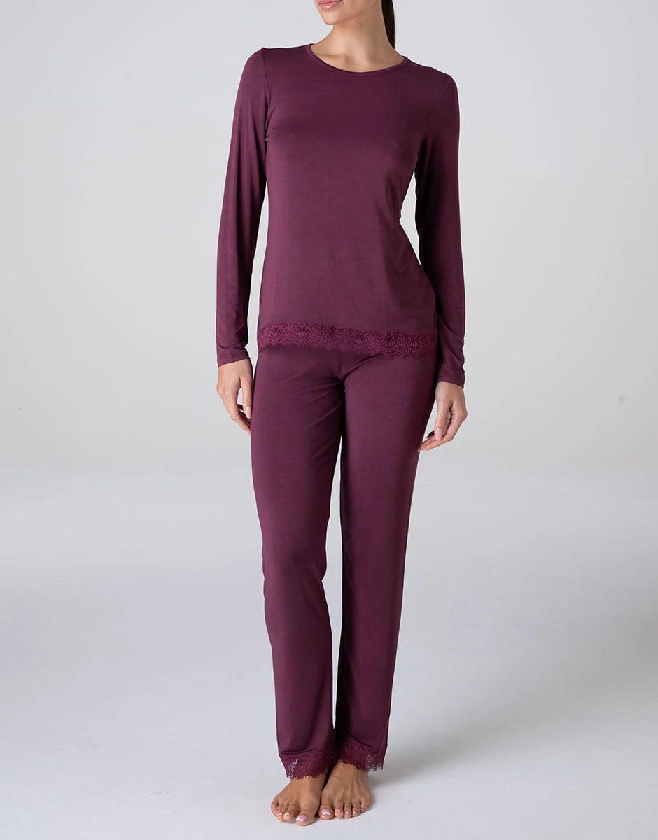 Pigiama Donna Lovable Elegant Modal Vinaccia