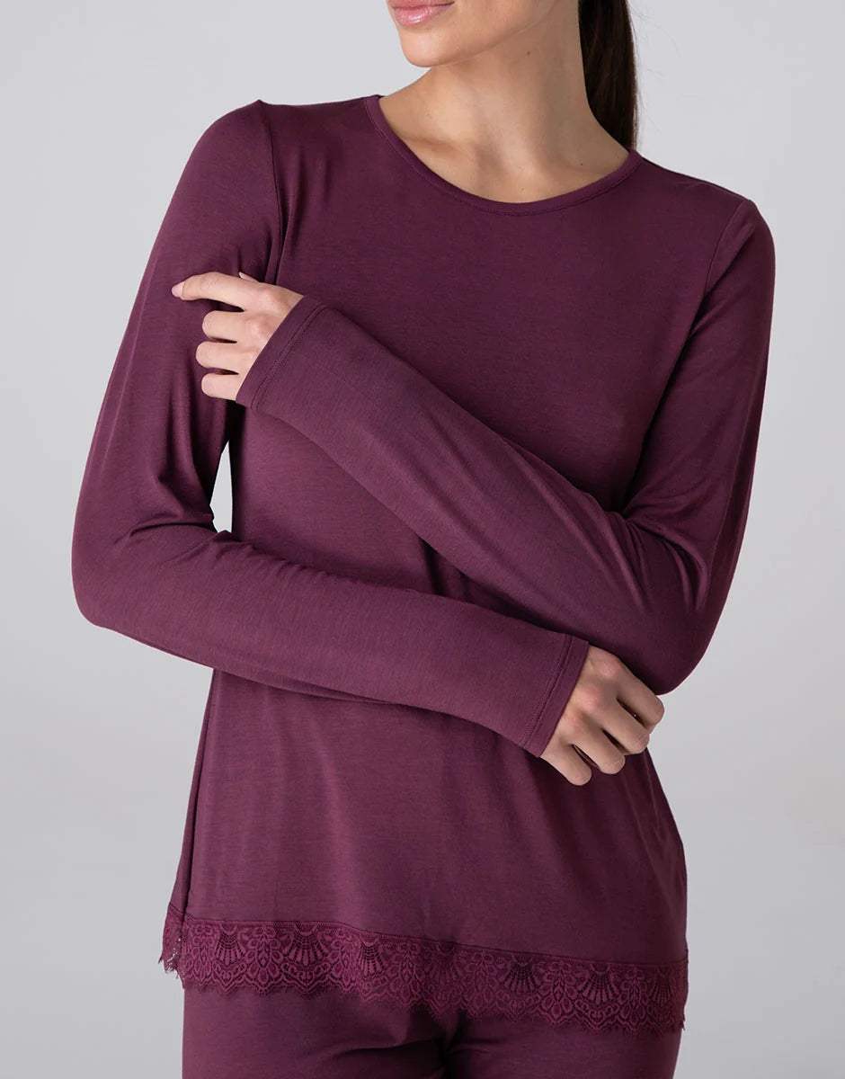 Pigiama Donna Lovable Elegant Modal Vinaccia