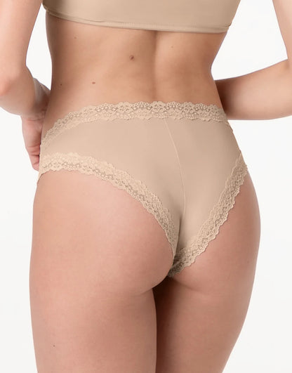 Brasiliano Donna Lovable Lacy Micro in Microfibra e Pizzo – 3x2