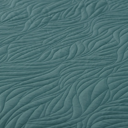 Trapuntino Matrimoniale Ricamato Keya Linea Oro 260x260 cm