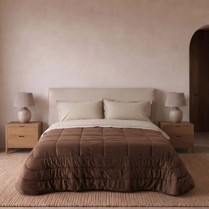 Trapunta Invernale Matrimoniale Riviera Gleda 260x270 in Velluto – 350 g/m²