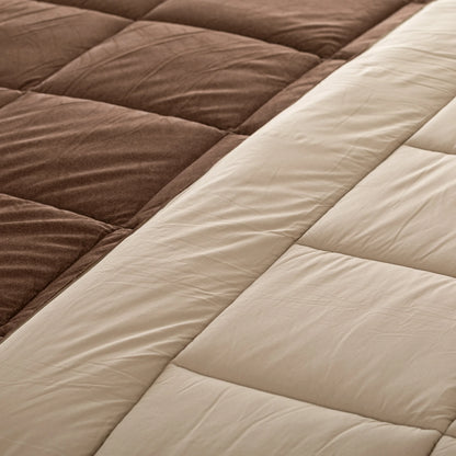 Trapunta Invernale Matrimoniale Riviera Gleda 260x270 in Velluto – 350 g/m²