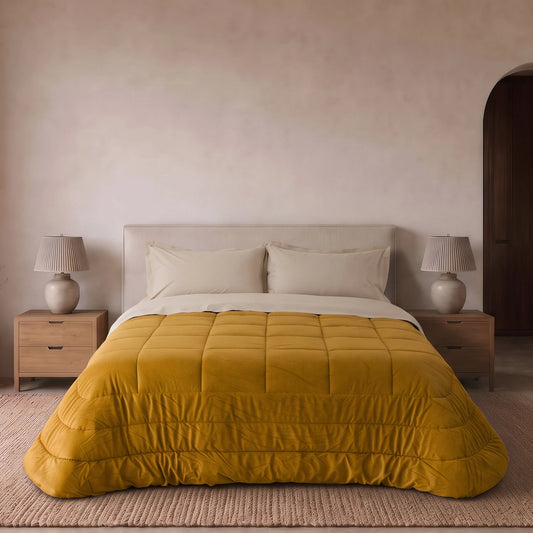 Trapunta Invernale Matrimoniale Riviera Gleda 260x270 in Velluto – 350 g/m²