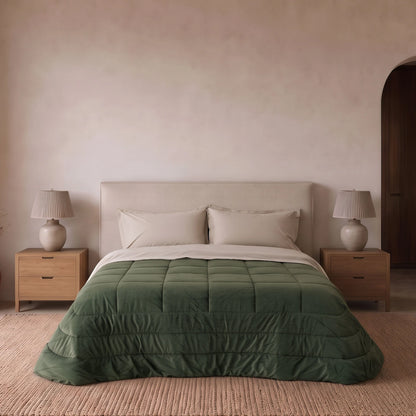 Trapunta Invernale Matrimoniale Riviera Gleda 260x270 in Velluto – 350 g/m²