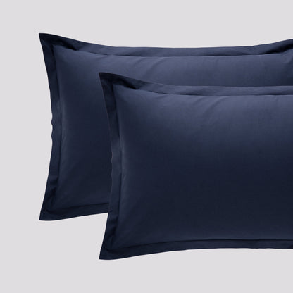 Coppia Federe Riviera Paint | 100% Cotone Madapolam 4 volants