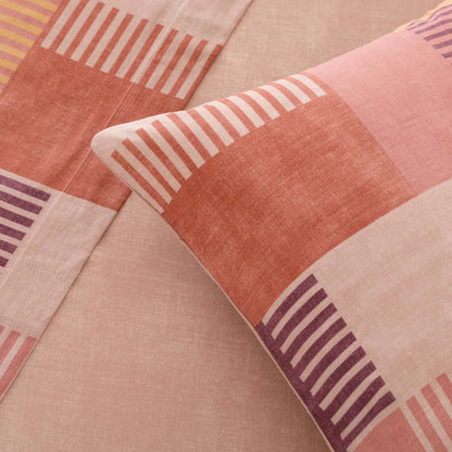 Completo Lenzuola Matrimoniale Parker in 100% Cotone Fantasia Geometrica – Carillo