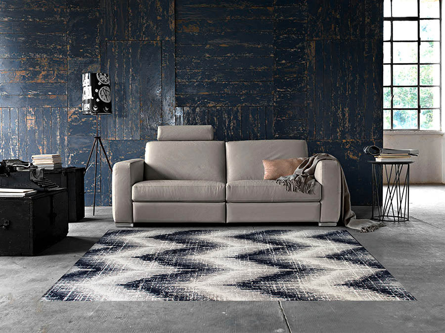Tappeto Moderno Sobel New 4442 160x230 cm Design Geometrico Zig Zag Antiscivolo
