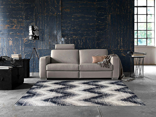 Tappeto Moderno Sobel New 4442 160x230 cm Design Geometrico Zig Zag Antiscivolo