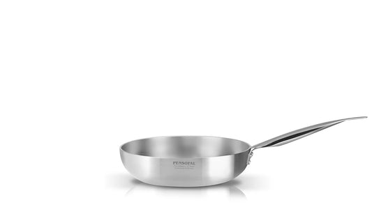 Padella Svasata Alta con Manico Inox Pensofal Academy Chef