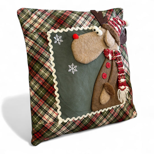 Cuscino Arredo Natalizio Imbottito 45x45 Penzolo S&G Home