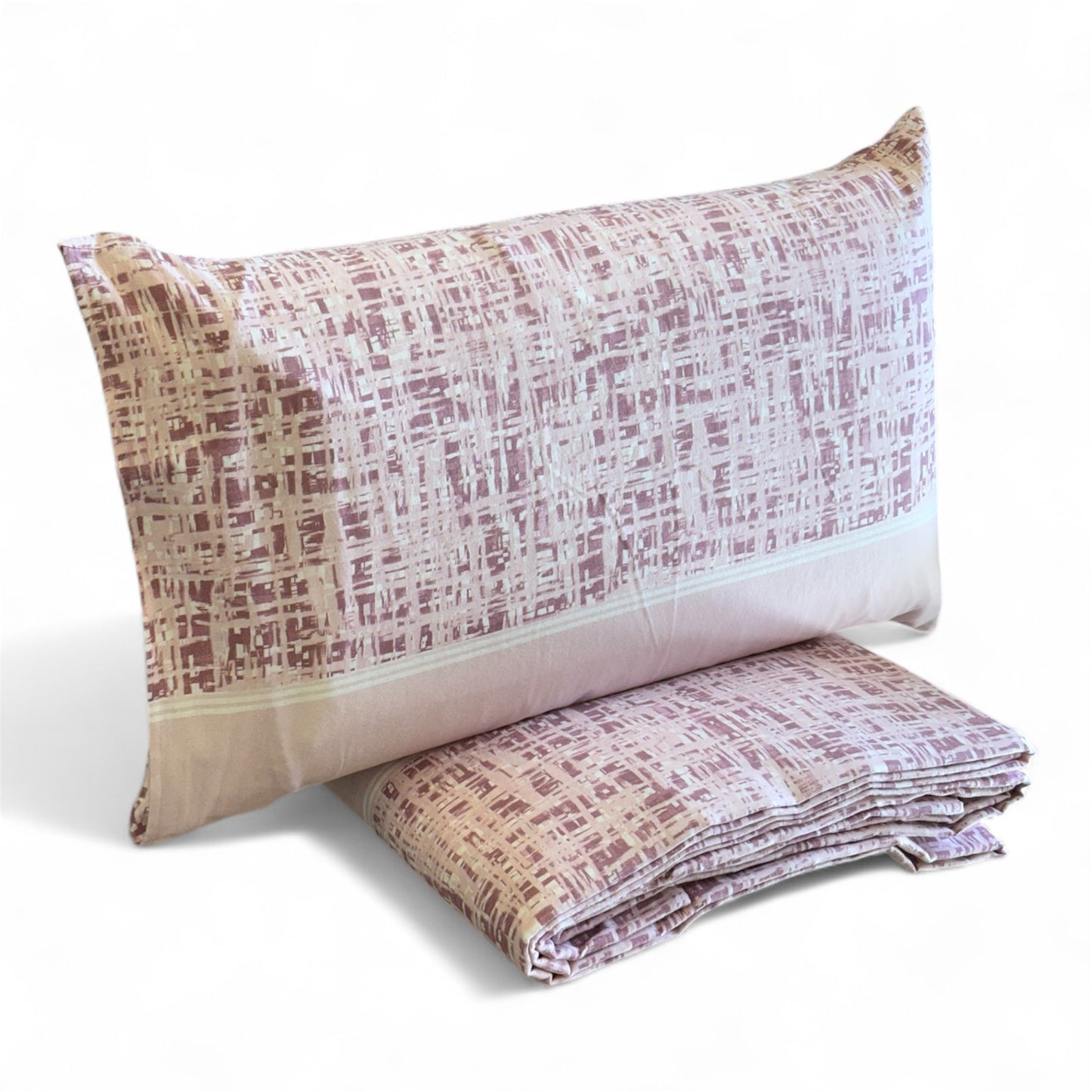 Completo Lenzuola Matrimoniale Maxi in Flanella Imberti Stile Modello Norcia