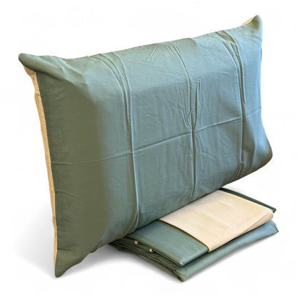 Compripiumino Matrimoniale Double-Face in Puro Cotone Tinta Unita