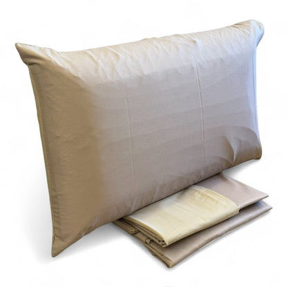 Compripiumino Matrimoniale Double-Face in Puro Cotone Tinta Unita