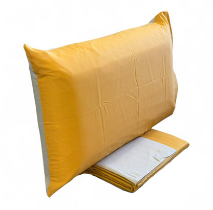 Compripiumino Matrimoniale Double-Face in Puro Cotone Tinta Unita