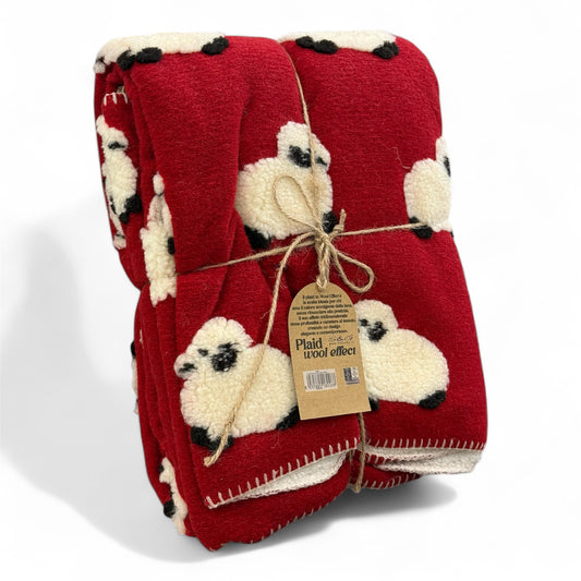 Plaid Effetto Lana Cotta 130x160 S&G Home