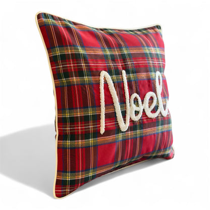 Cuscino Natalizio Scozzese Vingi 45x45 con Imbottitura - Made in Italy