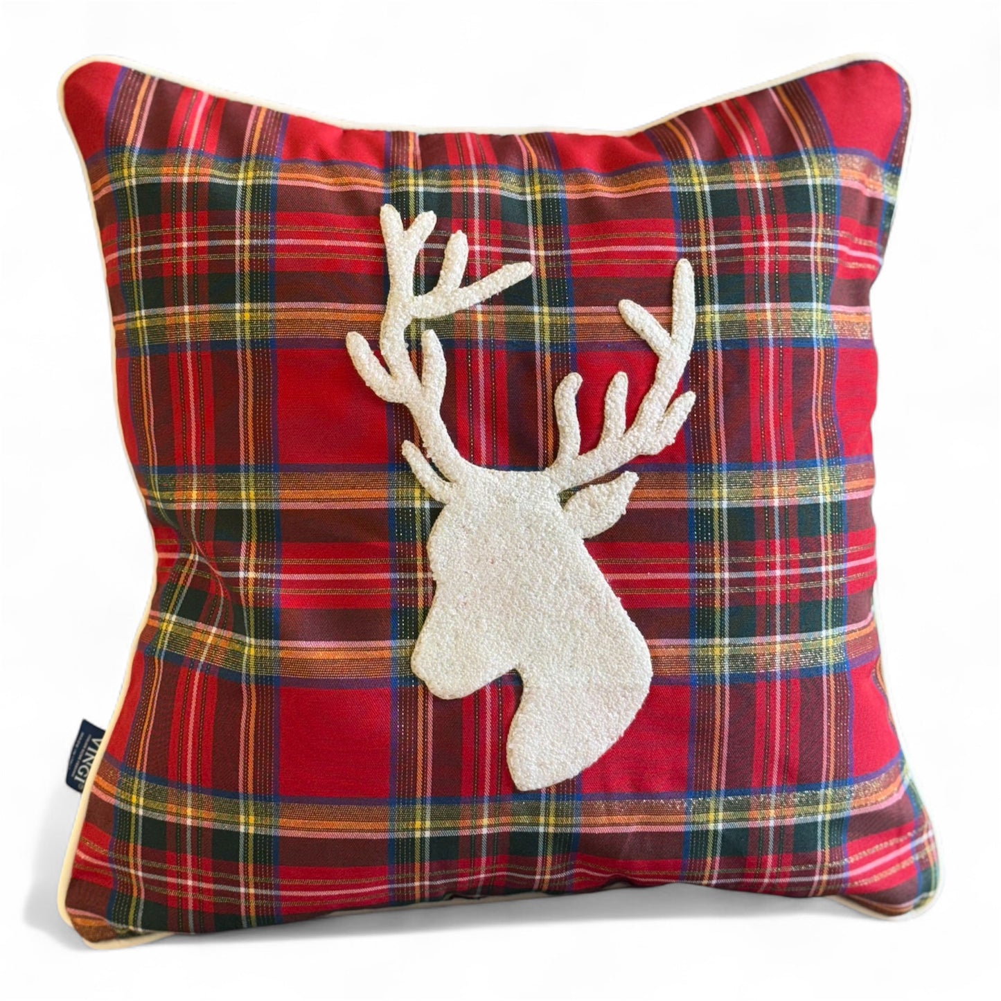 Cuscino Natalizio Scozzese Vingi 45x45 con Imbottitura - Made in Italy