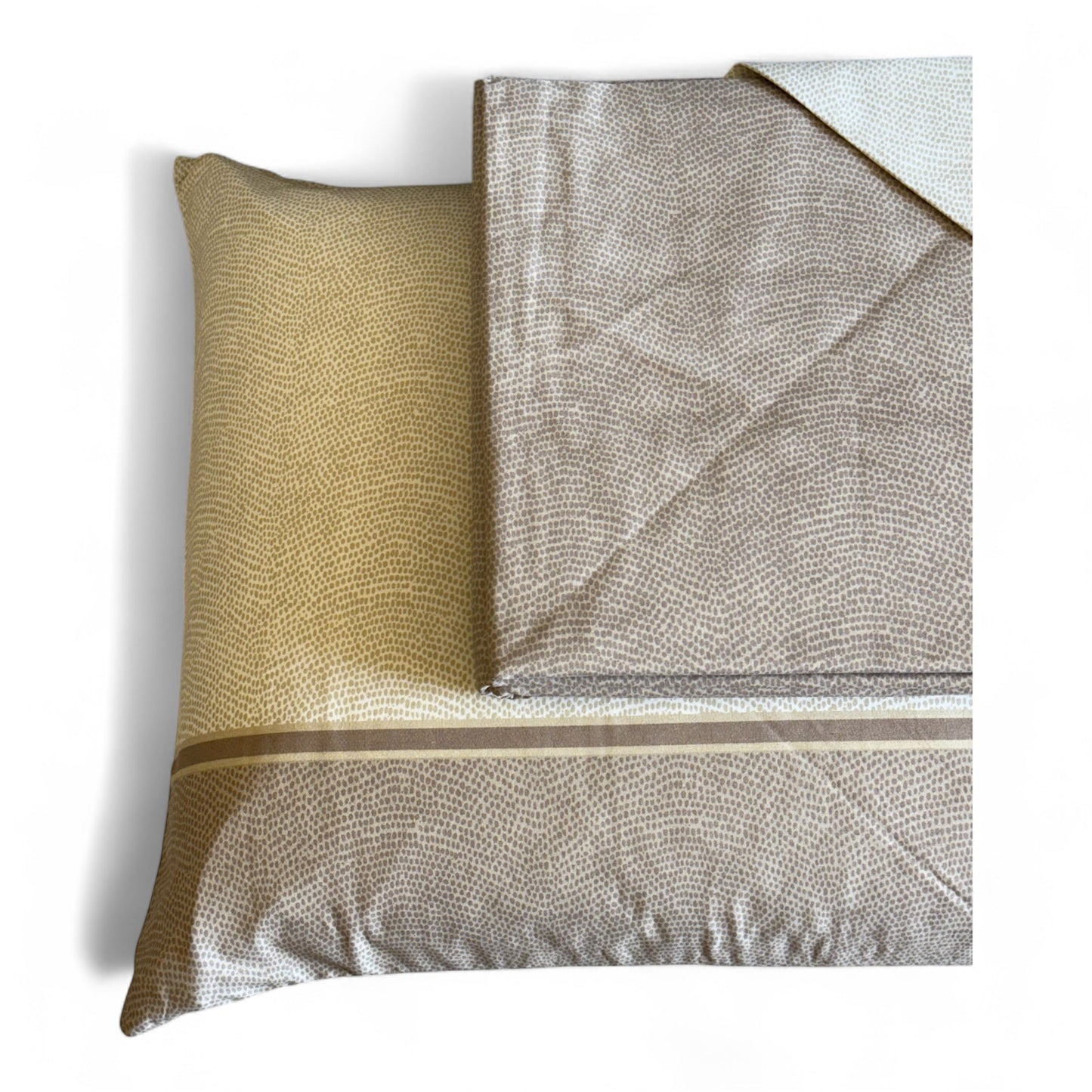 Copripiumo Matrimoniale Biancaluna Tramonti Dern in Cotone 100% - Reversibile