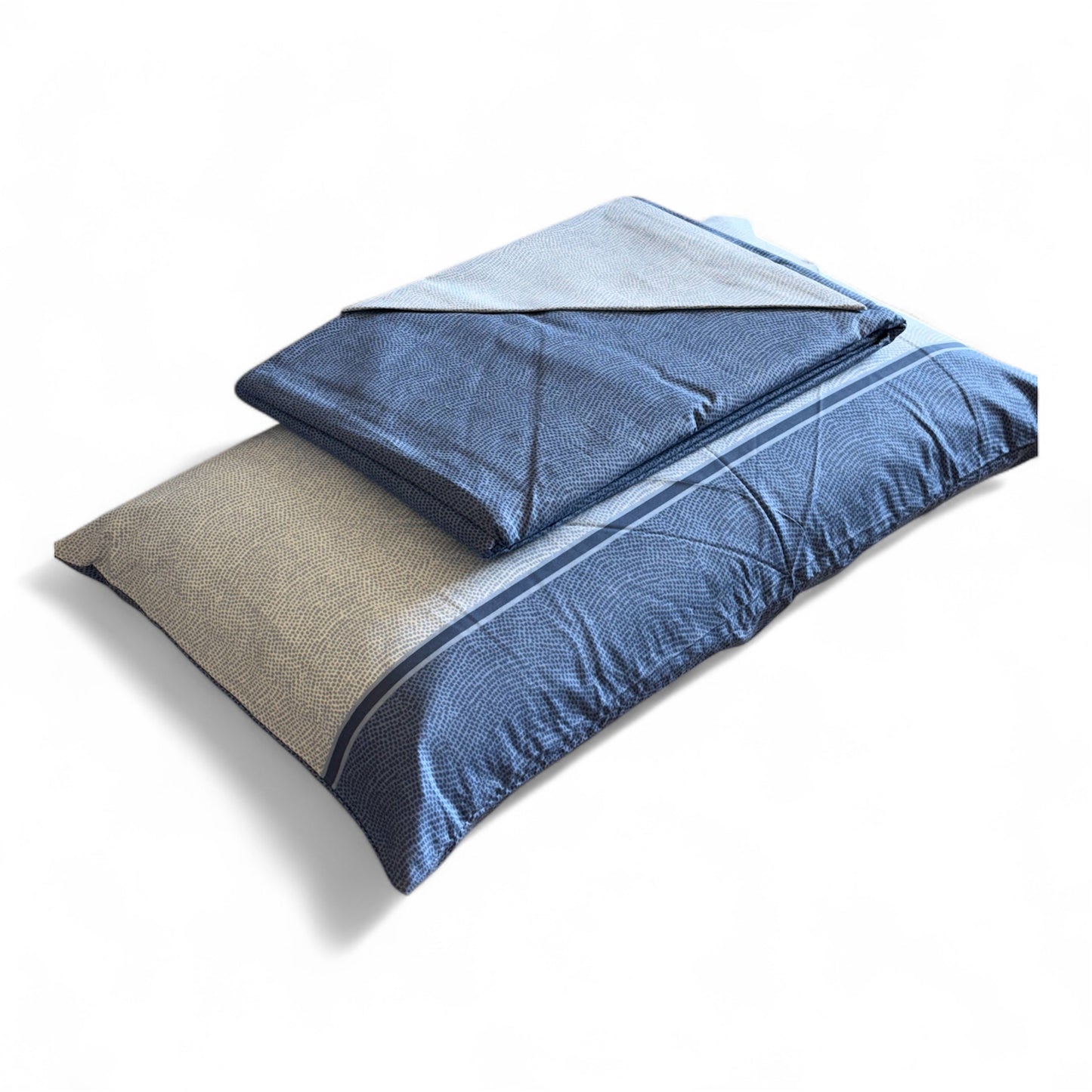 Copripiumo Matrimoniale Biancaluna Tramonti Dern in Cotone 100% - Reversibile