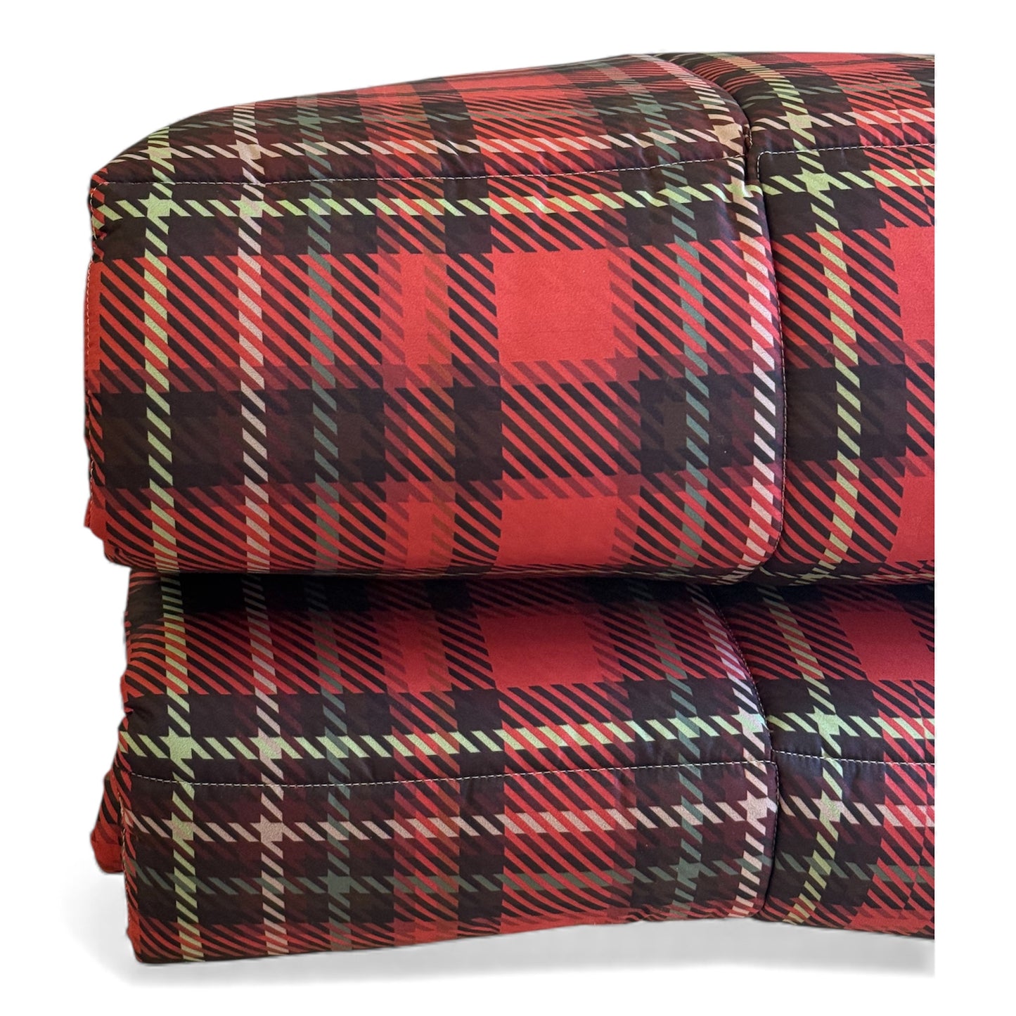 Trapunta Matrimoniale Invernale Scozzese Rosso e Verde Marta Marzotto