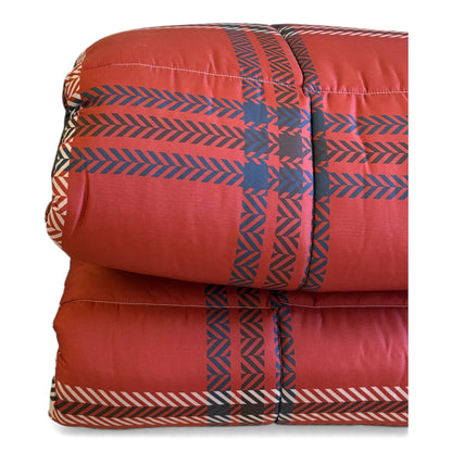 Trapunta Invernale Marta Marzotto Matrimoniale Rosso e Blu