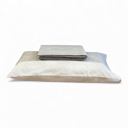 Parure Copripiumino Matrimoniale Roma 10% Cotone - Imberti Living Made in Italy