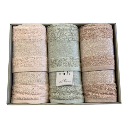 Completo Set Asciugamani Spugna 3+3 Kila Neith