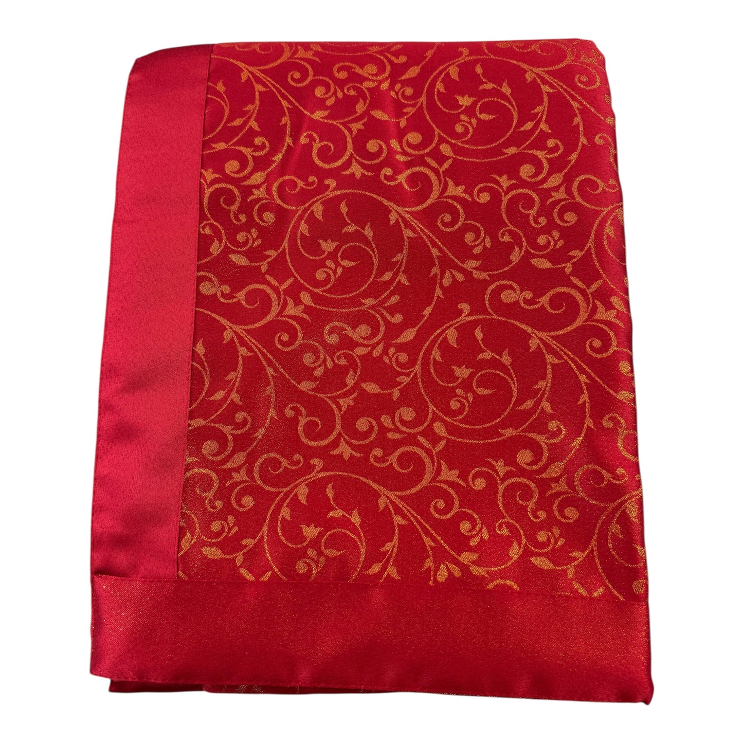 Copritavola Natalizio Jacquard Antimacchia e Idrorepellente con Lurex Fasciato No Stiro