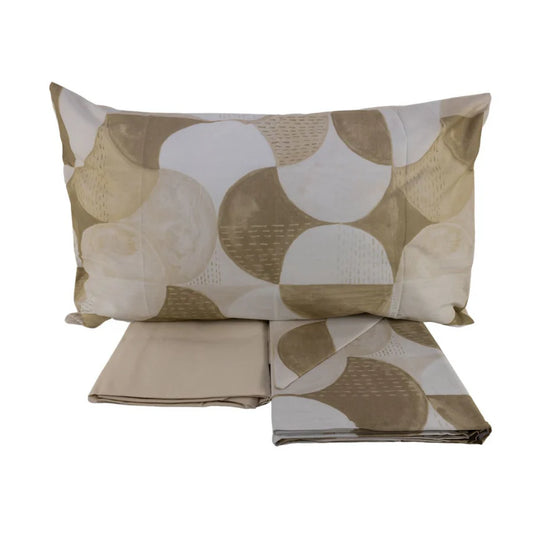 Completo Letto Matrimoniale in Cotone Cloe Home 100% Made in Italy