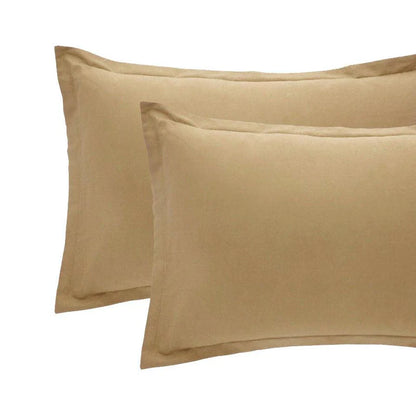 Coppia Federe Riviera Paint | 100% Cotone Madapolam 4 volants