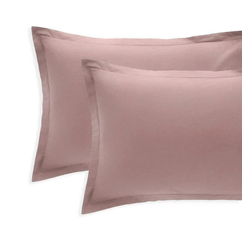 Coppia Federe Riviera Paint | 100% Cotone Madapolam 4 volants