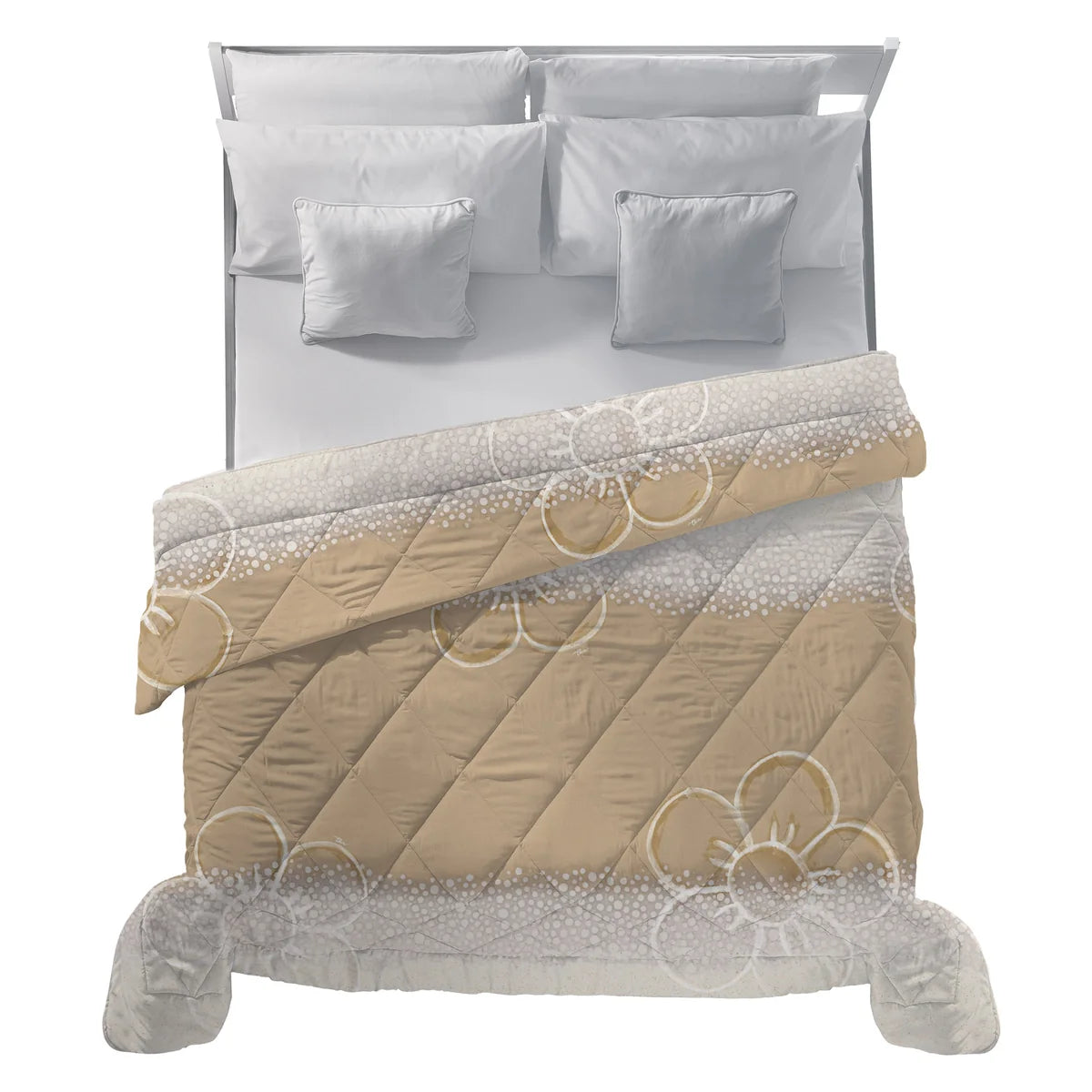 Trapunta Matrimoniale THUN New Elegance Margherita – Daisy Beige