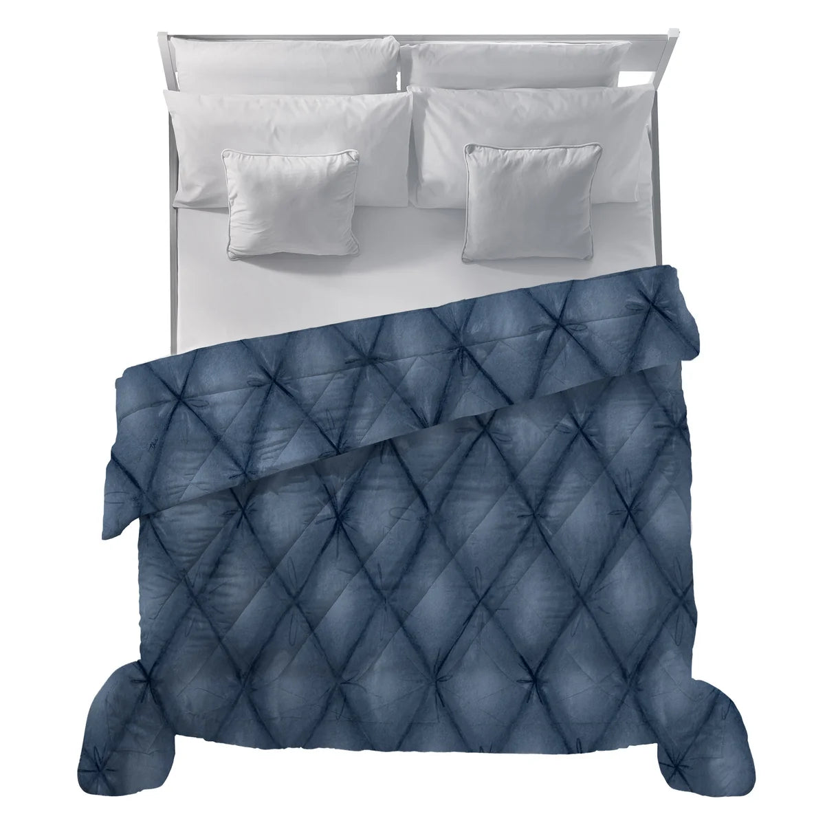Trapunta Matrimoniale THUN Plumè Blue – Fantasia Diamond