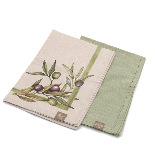 Set 2 Stronifacci Olyvia Rose & Tulipani 100% cotone