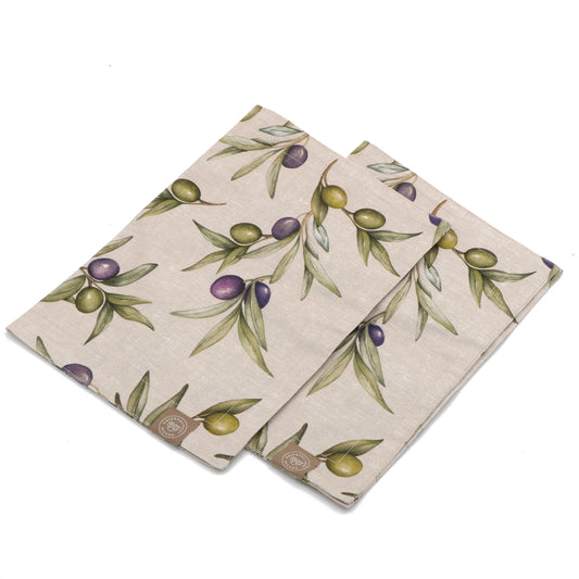 Set 2 Tovagliette Olyvia Rose & Tulipani 100% Cotone