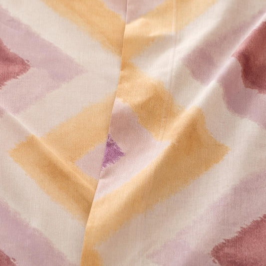 Completo Lenzuola Copriletto Riviera Arben Malva Matrimoniale in Cotone 100%