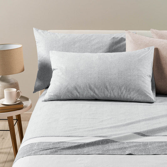 Completo Letto in Cotone Caleffi Una Piazza e Mezza Nevada 2