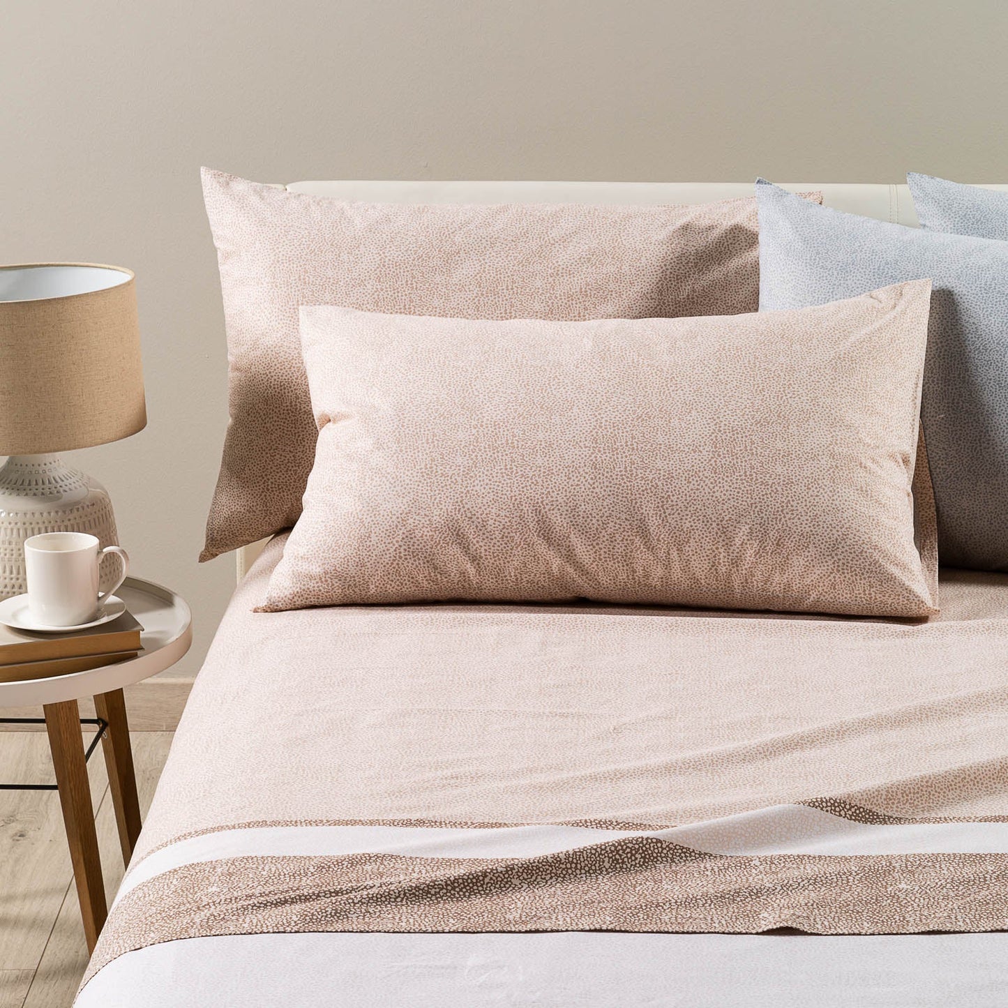 Completo Lenzuola Caleffi Nevada Singolo 100% Cotone