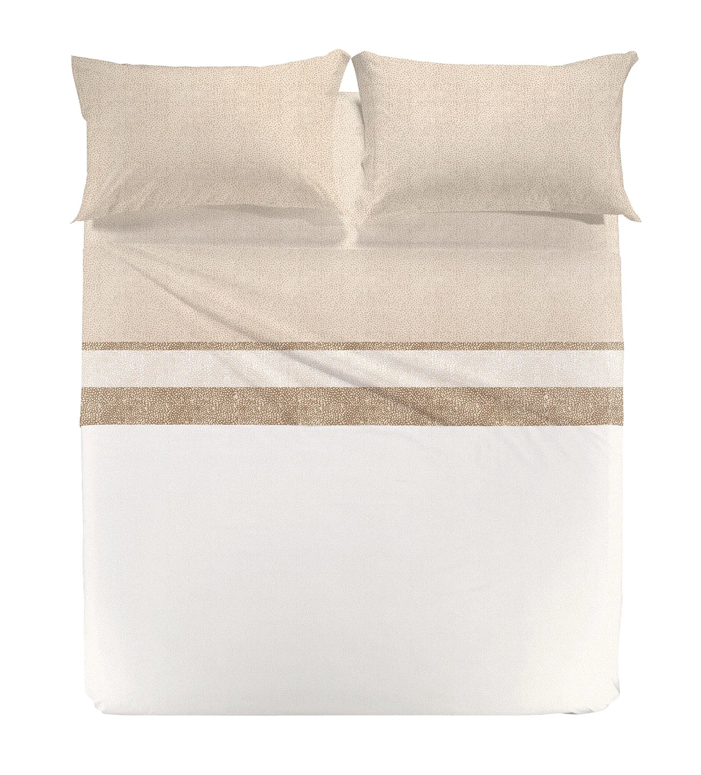 Completo Lenzuola Caleffi Nevada Singolo 100% Cotone