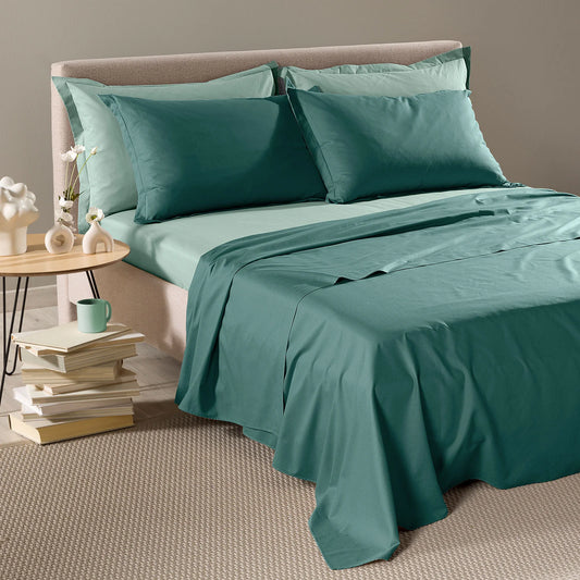 Completo Lenzuola Caleffi Vita Double Matrimoniale Pavone