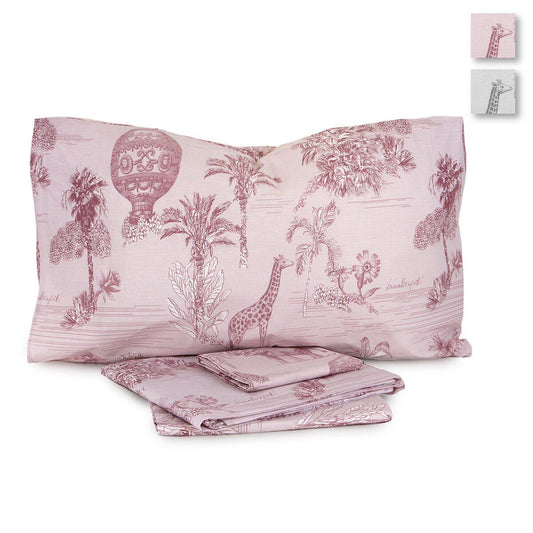 Completo Letto Matrimoniale Maxi Laura Biagiotti - 100% Percalle di Cotone