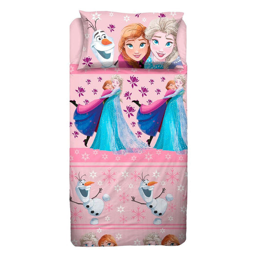 Completo Letto in Cotone Singolo Frozen