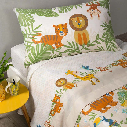 Completo Letto in Cotone Singolo Caleffi Tropical