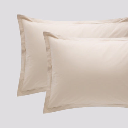 Coppia Federe Riviera Paint | 100% Cotone Madapolam 4 volants