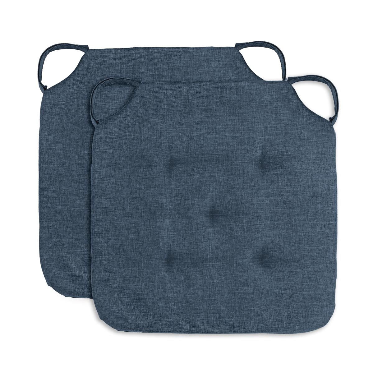 Coppia Cuscini Kiki 40x40 Memory 4 cm | Antimacchia con Feltro