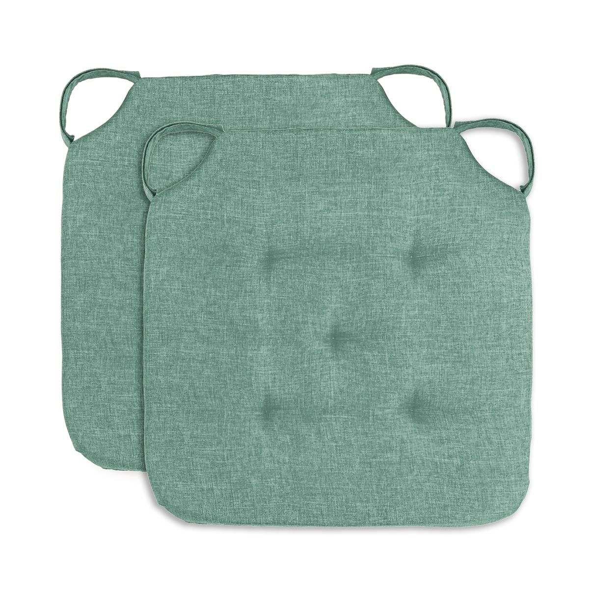 Coppia Cuscini Kiki 40x40 Memory 4 cm | Antimacchia con Feltro