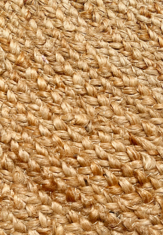 Tappeto Rotondo in Juta Naturale 100%-Modello Juta 234, ø110