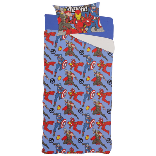 Completo Letto in Cotone Singolo Avengers