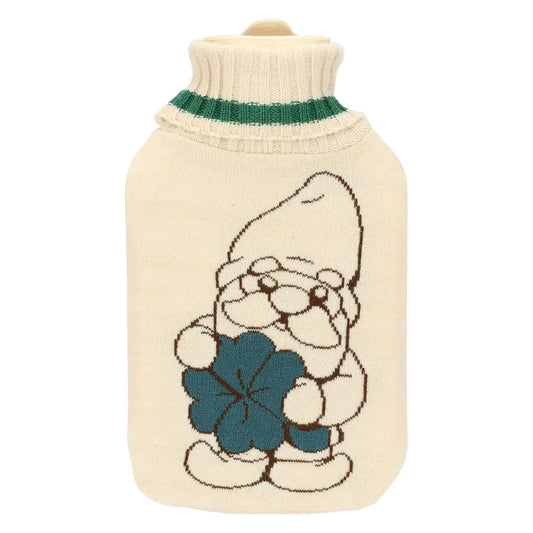 Borsa Acqua Calda Thun con Cover in Tricot Gnomo Oliver Inverno Incantato