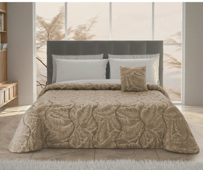 Trapunta Matrimoniale Laura Blasi "Irene" con Cuscino Arredo - Eleganza Made in Italy